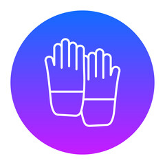 Working Gloves Icon of Construction Tools iconset.