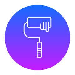 Paint Roller Icon of Construction Tools iconset.