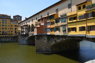 Fototapeta na wymiar Most złotników w Florencji