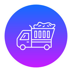 Dump Truck Icon of Construction Tools iconset.