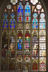 Gothic Splendor: Captivating Stained Glass of Ghent Cathedral