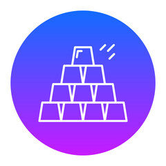 Gold Ingots Icon of Crime and Law iconset.