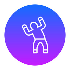 Half Moon Pose Icon of Physical Fitness iconset.
