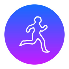 Jogging Icon of Workout App iconset.