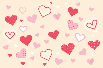 Valentine's Day background, Happy Valentine's Day banner