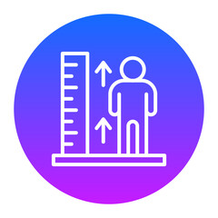 Body Mass Index Icon of Workout App iconset.