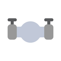 Illustration vector graphic icon of Drone. Flat Style Icon. Computer And Device Themed Icon. Vector illustration isolated on white background. Perfect for website or application design.