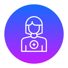 Female Patient Icon of Health Checkup iconset.