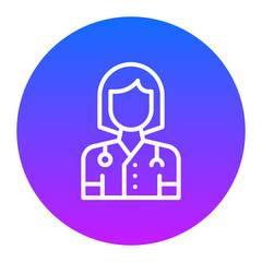 Female Doctor Icon of Health Checkup iconset.