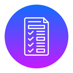 Tasks Checklist Icon of Work from Home iconset.
