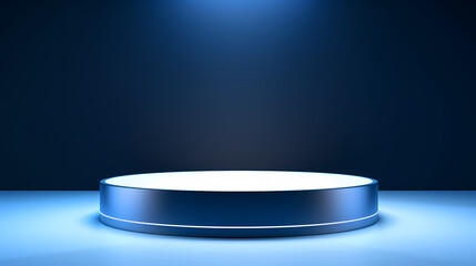 Podium, booth, stage, product background for displaying products, 3D rendering