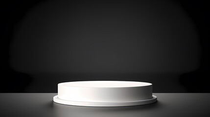 Podium, booth, stage, product background for displaying products, 3D rendering