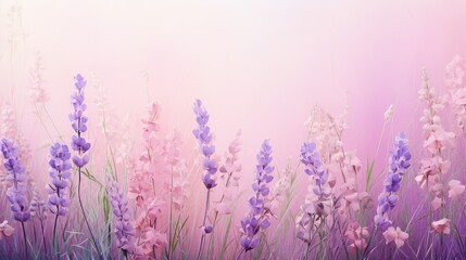 light pastel spring background illustration airy floral, fresh vibrant, colorful serene light pastel spring background