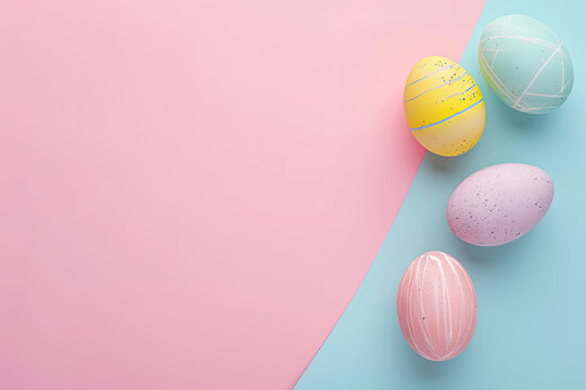 Easter minimalizm copy space, style stock Photography