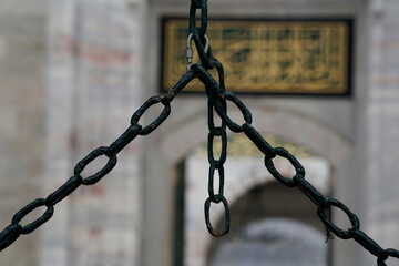 Sultanahmet Blue Mosque in Istanbul, Turkey - the gate