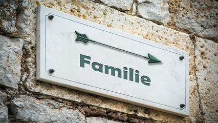 Signposts the direct way to Family