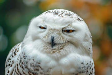 Obraz premium portrait of a polar owl