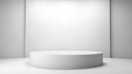 backg podium round background illustration stage winner, competition success, victory spotlight backg podium round background