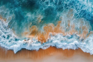Fototapeta premium Frothy Waves of Abstraction