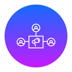 Marketing Team Icon of Entrepreneurship iconset.