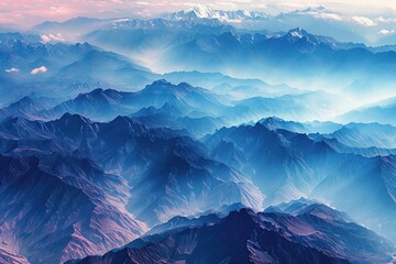 Majestic Mountain Abstract