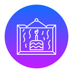 Fototapeta premium Picture Icon of Birthday iconset.