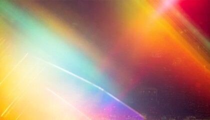 abstract multi colored background image imitating bright light leak on photographic film