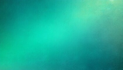 Fototapeta na wymiar dark green mint sea teal jade emerald turquoise light blue abstract background color gradient blur rough grunge grain noise brushed matte shimmer metallic foil effect design template empty
