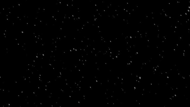Snow falling motion animation video Snowfall looping with white snowfall 4K