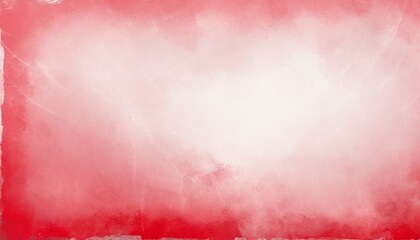 red watercolor background with white faded border and old vintage grunge texture marbled red painted background illustration for christmas or valentines day