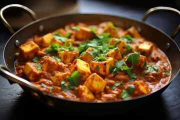 pan fried chicken with vegetables