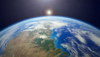 planet earth seen from space