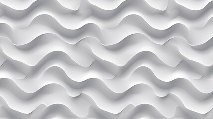 A close up of a white wall with wavy white paper suitable for minimalist backgrounds, creative design projects, textured backgrounds, and neutral-themed graphic designs.