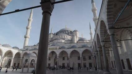 The Blue Mosque Sultan Ahmed Sultanahmet Camii Ottoman era historical imperial mosque Istanbul, Turkey