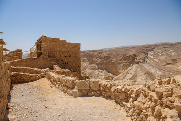 Masada National Park, Israel, Middle East, Ancient Ruins