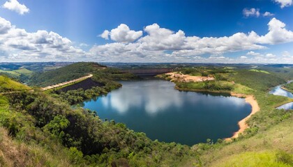 Fototapeta na wymiar brumadinho dam disaster in minas gerais brazil generative ai