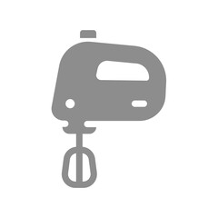 Mixer vector icon. Handmixer simple symbol.
