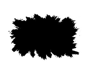 splashes  black paint brush stroke on a white background, brush vector file ink texture black font black ink ink blot text space line stroke brush fonts