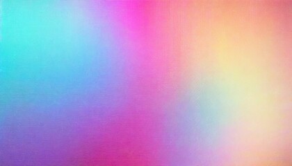 abstract pastel holographic blurred grainy gradient background texture colorful digital grain soft noise effect pattern lo fi multicolor vintage design retro analog photo film overlay screen effect - obrazy, fototapety, plakaty