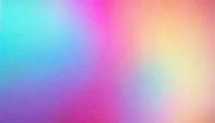 Gardinen abstract pastel holographic blurred grainy gradient background texture colorful digital grain soft noise effect pattern lo fi multicolor vintage design retro analog photo film overlay screen effect © Richard
