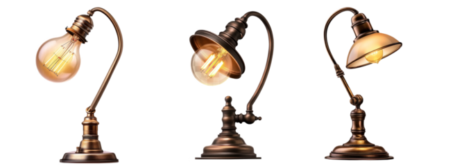 lamp isolated on transparent background
