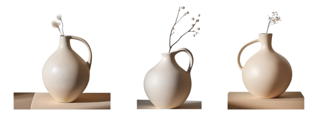 modern vase with soft aesthetic