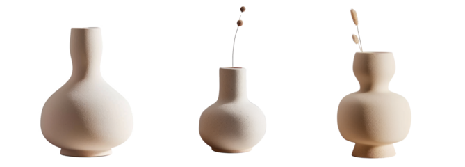 modern vase with soft aesthetics