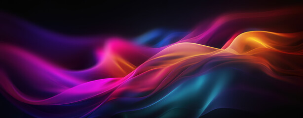 Multicolored Energy Flow Background