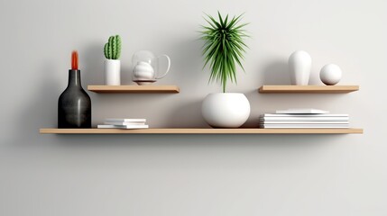 simple, minimalist and unique wall decoration made of wood