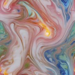 Fototapeta premium Pastel Fire pattern on marble. 