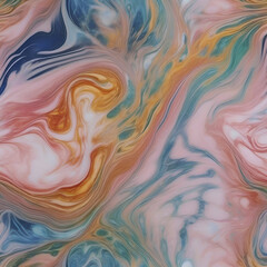 Fototapeta premium Pastel Fire pattern on marble. 