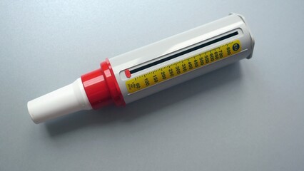 Peak Flow Meter for Measuring Lung Capacity of Asthma and COPD Patients, Medical Healthcare Device