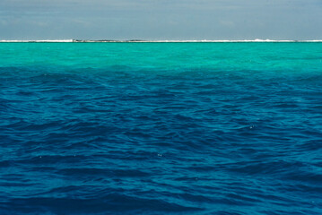 Fototapeta premium Huahine's lagoon, French Polynesia