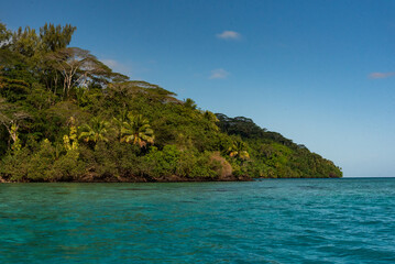 Fototapeta premium Huahine's lagoon, French Polynesia